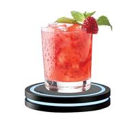 Smart Drink Coaster, Sensor Activated Technology, Innovative Home Bar Accessory, Modern Drinkware Coaster for Party Entertainment, Family Gatherings, Leisure Time, Adults, Women and Social Events