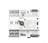 Smart Dual Power For ATS Automatic Transfer Switch Timer Relay 125A for Reliable Switching of Main and Backup Power Sources in Harsh Conditions (2P 125A 220V)