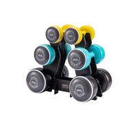 Smart Dumbbell Tower 2 x 2kg, 2 x 4kg and 2 x 6kg. Sturdy Black stand.
