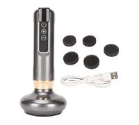Smart Dynamic Cupping Set,Electric Cupping Machine 6 Suction Gears, Sliding Steel Body Dredging Vacuum Massager for Home Use(Gray)