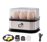 Smart Egg Cooker with Auto Shut, Electric Rapid Egg Boiler for 6 Eggs, for Hard/Soft/Medium Boiled, Poached