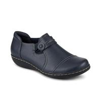 Smart Elasticated Slip-On Shoes - Navy Size 5