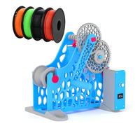 Smart Electric 3d Filament Respooler, Automatic Spool Rewinder With Adjustable Tension, Wrap Neatly Without Tangling For 3d Printing Enthusiasts, Welders & Textile Artists Electric_Blue