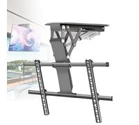 Smart Electric Ceiling TV Mount with Remote Control Motorized Tilting Bracket for 32-70" Flat & Curved TVs Perfect for Home & Office Use Supports 50-90" Screens