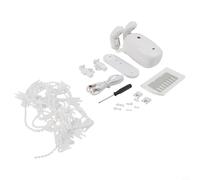 Smart Electric Curtain Motor with Remote Control, 3-in-1 Opener for Roman Rod U-Rail I-Rail, 4000mAh Battery Powered Auto Drapes System(1pc)
