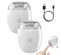 Smart Electric Finger Nail Grinder Pro, 2 PCS Automatic Fingernail Clippers Human Toe & Finger Nails, Quiet Nail Trimmer with LED Light & 3-Speed, 2026 New Fingers Nail Grinder for Baby, Adults
