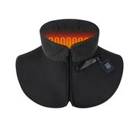 Smart Electric Heating Pad for Neck and Shoulder Warmth- Featuring 3 Adjustable Temperature Settings, Graphene- Infused Material, USB-Powered, Suitable for Home and Travel use (Black)
