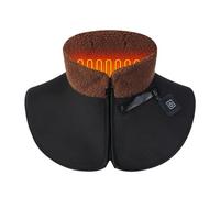 Smart Electric Heating Pad for Neck and Shoulder Warmth- Featuring 3 Adjustable Temperature Settings, Graphene- Infused Material, USB-Powered, Suitable for Home and Travel use (Brown)