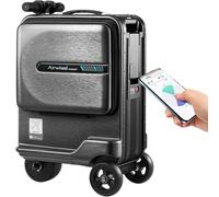 Smart Electric Ride-On Suitcase for Adults with Telescopic Handle, 3-Speed Adjustment, APP Control, and USB Charging Port