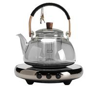 Smart Electric Tea Maker - Waterproof Ceramic Stove with Microcrystalline Panel, Automatic Heat Preservation, Power-Off Protection
