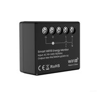 Smart Electricity Usage Monitor WiFi Voice Control Compatible | 2.4G WiFi app control, real-time remote for access, manage device status anywhere, automatic functions set