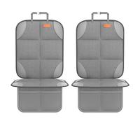 Smart ELF2 Pack Car Seat Protector-600D Fabric Waterproof Carseat Protector with Thicily Padded to Protect Your Car Seats from Child Seats and Pets (Light Grey)
