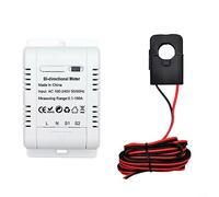 Smart Energy Meter, Digital Electric Meter Tuya Smart Bi Directional WiFi Energy Meter 150A Clamp Current Sensor Transformer