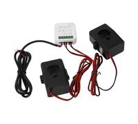 Smart Energy Meter With 2x200A Current Real Time Electricity Monitor For Solar PV Systems And Urban Power Grids ABS Material 35MM DIN Rail Installation