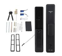 Smart Entry Lock, ABS Electronic Keyless Lock, Fingerprint Password IC Card for Home Door - Fast Unlocking, USB Emergency Power, Compatible with Mobile Phone Access