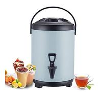 Smart Fast Boil Electric Kettle,6L/8L/10L/12L Stainless Steel Hot Water Dispenser Er Warmer Coffee Urn With Cover And Spigot Milk Tea Bucket Insulated (Blue 12L)