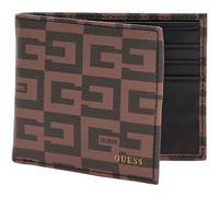 Smart Faux Leather Card Wallet, male, Guess, Wallets & Cardholders, Brown, ONE SIZE, Accessories ONE SIZE