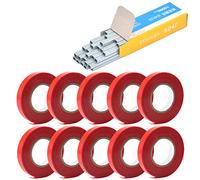 Smart-Feather 10 Pcs Tapes & Staples for Plant Tying Machine, Garden Agriculture Use