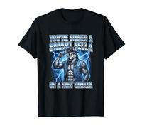 Smart Fella Alpha Wolf Meme Funny Werewolf Cursed Meme Value Graphic T-Shirt