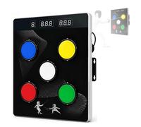 Smart Fencing Reaction Training Target,9 Training Mode,Score & Track Time | Wall Mounted LED Reflex Speed Trainer,USB Charging,For Boxing, Fencing, Martial Arts, Fitness And Sports Training