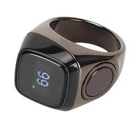 Smart Finger Counter Ring with BT 5.1 App Support, 0.49in Screen, 3-Day Battery Life, Ideal for Tracking Chants, Aluminum Alloy Material