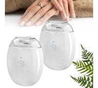Smart Fingernail Grinder Pro, Electric Fingernail Grinder Senior with Led Light, USB Rechargeable Automatic Nail Trimming, Universal Automatic Fingernail Grinder for Adults and Children (2pcs)