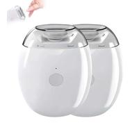 Smart Fingernail Grinder Pro, Universal Automatic Fingernail Grinder, Electric Nail Clipper with LED Light & 3 Speeds, Auto Fingernail Cutter and Polishing Trimmer for Baby Senior Adults (2pcs)