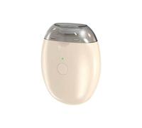 Smart Fingernail Grinder Pro, Universal Electric Nail Trimmer with LED Light, 3 Speed Settings, Auto Gentle Filing, 360° Silent Polishing Trimmer for Adults Elderly Weak Hands (Beige)