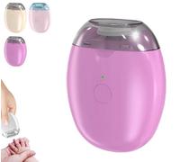 Smart Fingernail Grinder, Universal Automatic Fingernail Grinder for Adults and Children, Elctric Nail File, Electric Nail Clipper with LED Light and 3 Speeds, for Safe Gentle Nail Care (Purple)