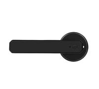 Smart Fingerprint Door Lock for Bedroom Biometric Finger Print Door Handle with Keypad, Electronic Bedroom Door Lock Smart Lock for Home Office Black Easy DIY Installation 35-55mm Door Thickness