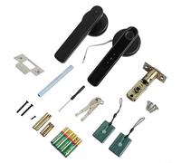 Smart Fingerprint Lock for Secure Indoor Access Keyless Entry with Password Options (Black)
