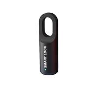 Smart Fingerprint Padlock, Rechargeable Small Locker Lock for School Gym Locker, Biometric Keyless Thumbprint Padlock, Electronic Fingerprint Touch Lock for Suitcase, Backpack, Luggage (Black)
