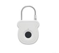 Smart Fingerprint Padlock with USB Type-C Charging, ABS and Steel Wire Construction, Stores 20 Fingerprints, Fast 0.5s Recognition, Keyless Security Lock for