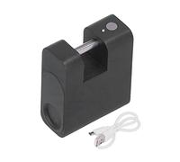 Smart Fingerprint Zinc Alloy Padlock Fast Unlocking for Gym School Locker Indoor - Rechargeable Lithium Battery