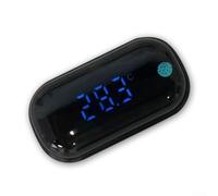Smart Fish Tank Thermometer, LED Touchscreen Digital Aquarium Thermometer Stick-on Temperature Gauges ±0.1 °C with 12-Month Battery