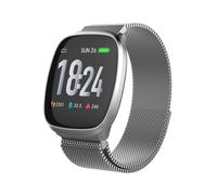Smart Fitness Band Heart Rate Watch Bracelet GPS APP IP68 T-FIT 260 HB in Silver