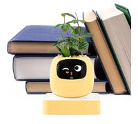 Smart Flower Pot - LVY AI Powered Smart Planter With Planting Robot | 100+ Dynamic Expressions Electronic Pet For Plants | APP Control 54+ Care Options, 10x11.4x9.6cm / 3.94x4.49x3.78 Inches