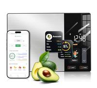 Smart Food Kitchen Scale with Nutritional Calculatorwith TFT Display, Free App, Calorie & Macro Tracking, Food Preload, On-Screen Nutrient Info, Personal Goals, 11 lb / 5 kg