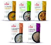 Smart Food Light Meal Triple Sweet-B, Instant Dal Fry, Veg Pulao, Puran Poli, Shevai kheer, Sheera Mix, Ready to Cook, Home Food with Hand Picked Flavours, Pack of 5 (one of Each)