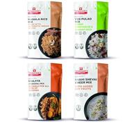 Smart Food Lunch/Dinner Combo,(Buy 3 Get 1 Free) Instant Masala Rice, Veg Pulao, Bhajiya, Shahi Shevai Kheer Mix, Ready to Cook, Home Food & Flavours, Pack of 4 (one of Each) each
