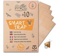 Smart Food Moth Trap x 10, Pantry Monitoring Moth Traps for the Kitchen, Pheromone Indian Meal Moth Catcher, Anti-Moth Sticky Adhesive Board,