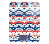 Smart Food Scale 4th July Stripes Stars Smart Cooking Kitchen Scales Digital for Calories