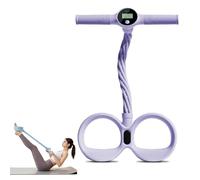 smart foot pedal puller, counter handles pedal puller, 6 Tube Pedals Pullers Resistance Band with Digital Counter & Handles, For Full Body Stretching & Yoga (#2)
