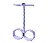 Smart Foot Pedal Puller with Counter, 6 Tube Pedal Puller Resistance Band with Handles, Home Gym Arm and Waist Training Pedal Band, for Full Body Stretching & Yoga (B)