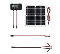 Smart For MPPT 12V Solar Battery Charger with Charge Controller for Cars Boats RVs Motorcycles Designed for Efficient and Safe Solar Charging