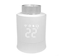 Smart for Zigbee Temperature Control Valve with APP and Manual Modes, Precision 1°C Monitoring, Window Detection, Self-Cleaning for Energy-Efficient Home Heating