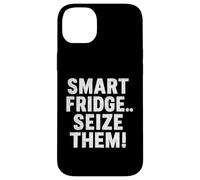 Smart Fridge Seize Them Absurd 80s Tech Humor Quote Case for iPhone 14 Plus