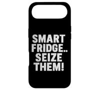 Smart Fridge Seize Them Absurd 80s Tech Humor Quote Case for iPhone Air