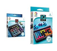 smart games - IQ Digits, Puzzle Game with 120 Challenges, 7+ Years & Smart Games - IQ Fit, Puzzle Game with 120 Challenges, 6+ Years