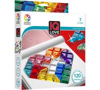 SmartGames - IQ Love, Puzzle Game with 120 Challenges, 2 Playing Modes, 7+ Years